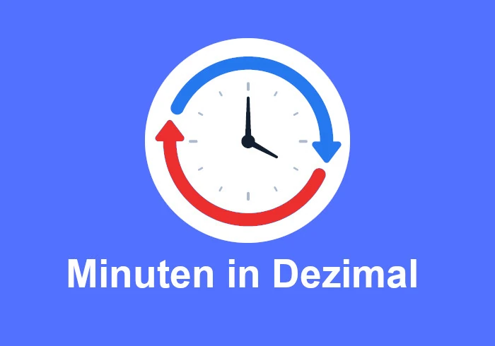 Minuten in Dezimal